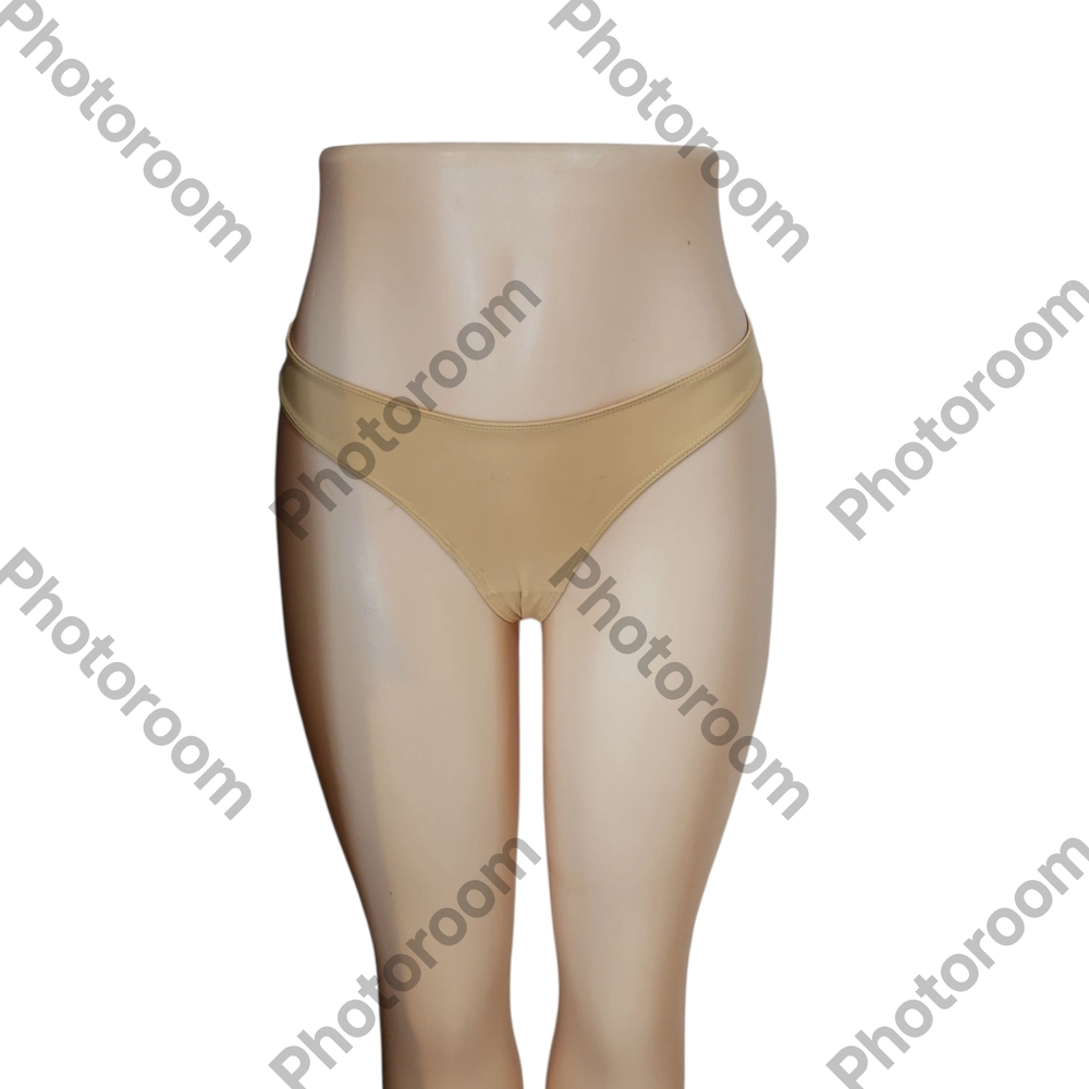 Out From Under UO Woman Micro Fusion Ribbed Thong In Tan Panties Size M